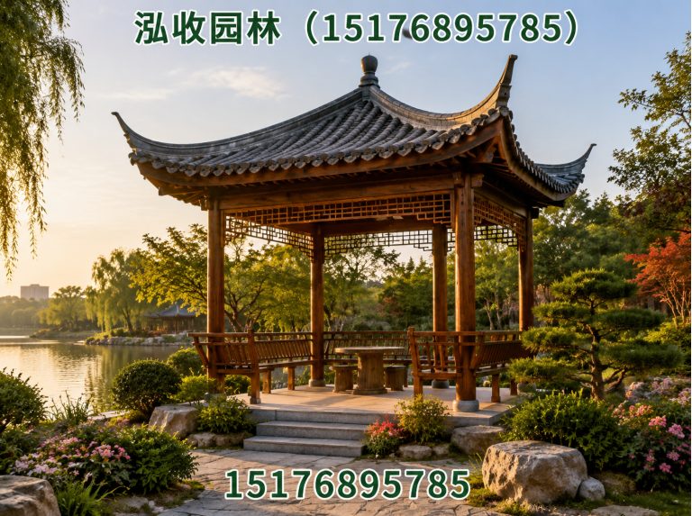 济南京津冀防腐木工程展示图